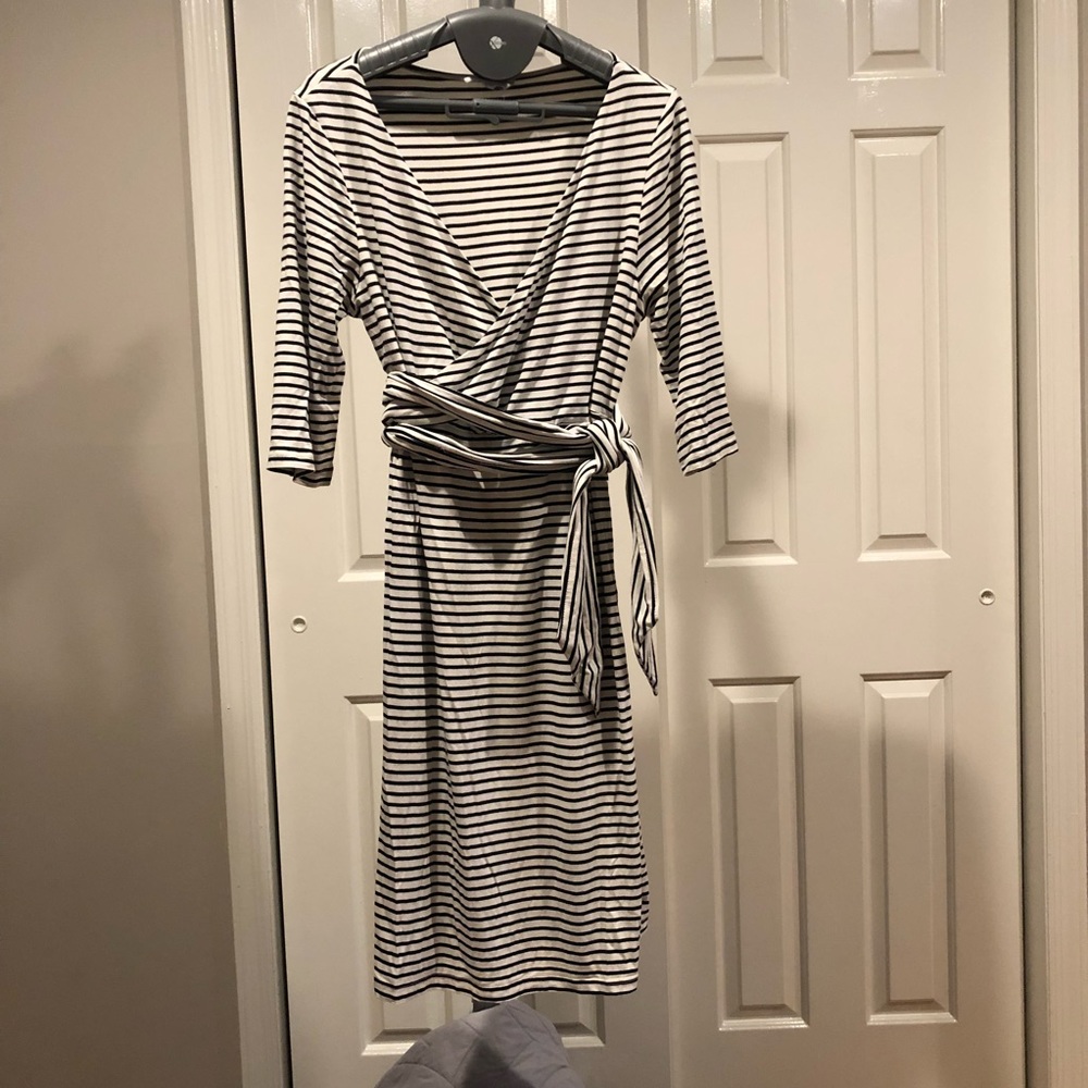 Faux Wrap Maternity And Nursing Dress